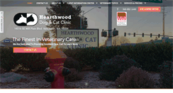 Desktop Screenshot of hearthwoodvets.com